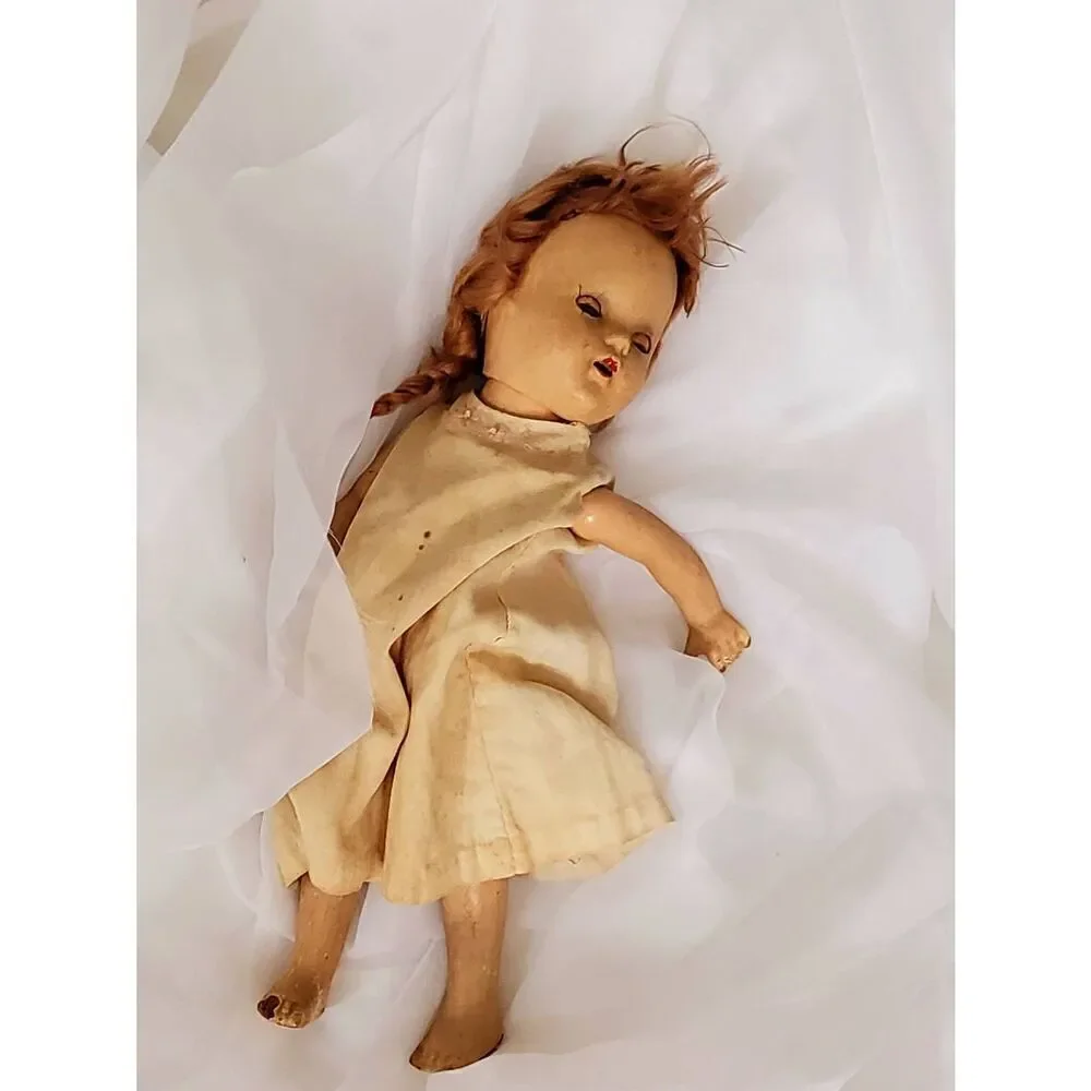 Vintage Horsman Doll and Kewpie doll